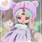 Sailorfuku - Sakura -  Purple  - For Mouse Mimi /Bunnycorn Lamoon - Online shop "Villi Tunes Doll"