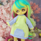 Hoodies- Yellow and purple - For Mouse Mimi /Bunnycorn Lamoon - Online shop "Villi Tunes Doll"