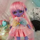 Dress - Peachy an ice-cream - Online shop "Villi Tunes Doll"